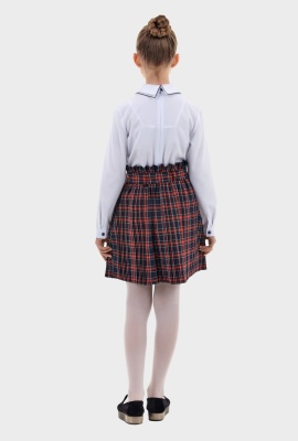 Юбка-плиссе с декоративным бантом