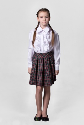 Юбка в складку на кокетке