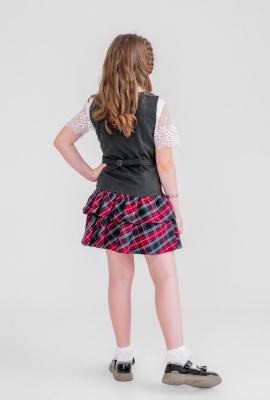 Сарафан с декоративными бантами