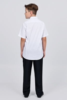 Рубашка ДелСти белая к/р G16