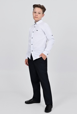 Рубашка д/м EMRE д/р 1703 (синяя вст.)