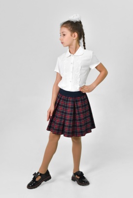 Юбка в складку с эластичным поясом