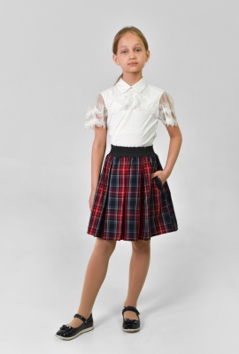 Юбка в складку на резинке 