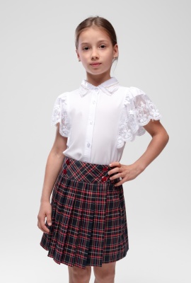 Юбка со складками на запах