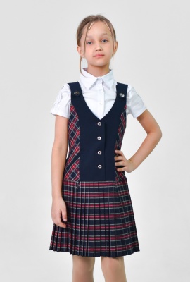 Натали сарафан 295-20 сине-борд.