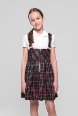 Сарафан с регулируeмыми лямками на молнии