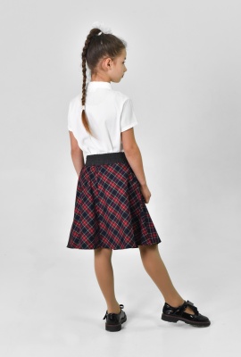 Юбка на резинке с карманами