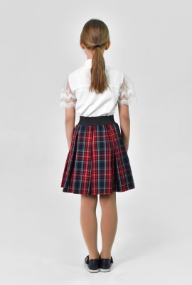 Юбка в складку на резинке 