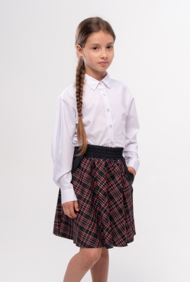 Юбка на резинке с карманами