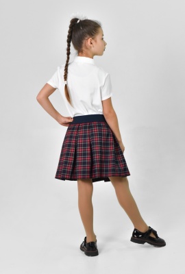 Юбка в складку с эластичным поясом