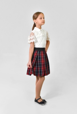 Юбка в складку на резинке 