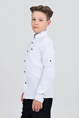 Рубашка д/м EMRE д/р 1703 (синяя вст.)