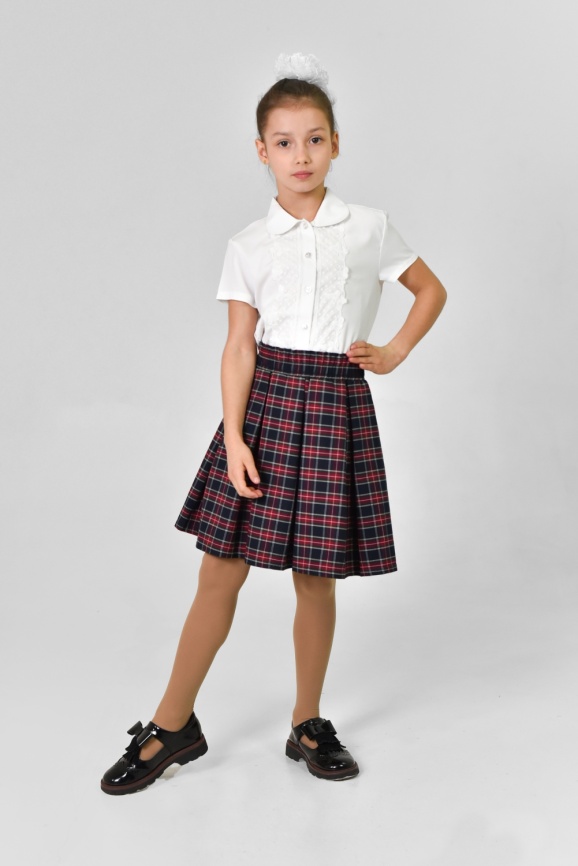 Юбка в складку на резинке фото 2