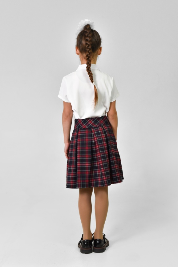 Юбка ДелСти д/д 044-20 сине-бордовая фото 5