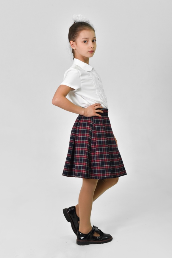 Юбка в складку на резинке фото 3