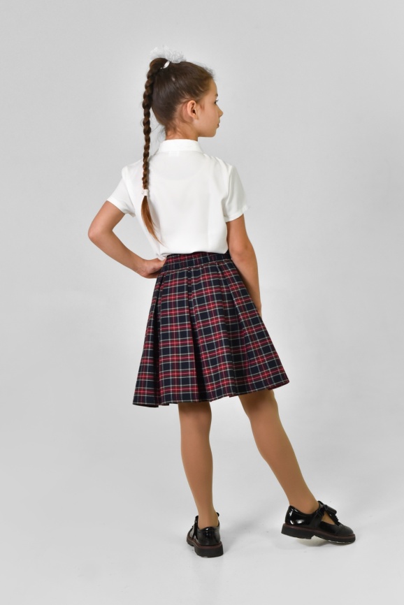 Юбка в складку на резинке фото 4