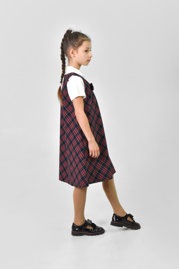 Сарафан трапеция с бантом фото 3