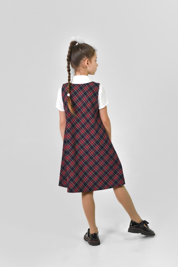 Сарафан трапеция с бантом фото 5